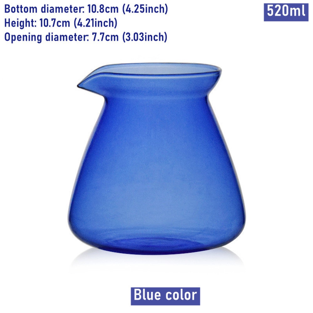 Heat Resistant Glass Pour Over Coffee Server Set With Borosilicate Pot And Cups 4