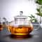 Clear Glass Teapot With Filter Handle For Puer Coffee And Loose Leaf Tea 0