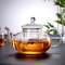 Clear Glass Teapot With Filter Handle For Puer Coffee And Loose Leaf Tea 0