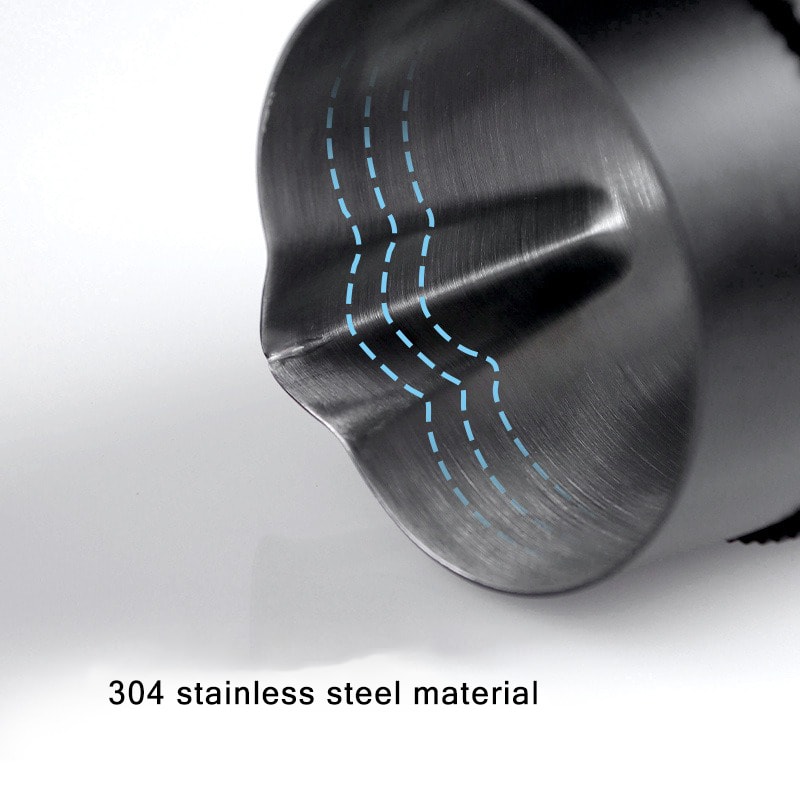 Premium Stainless Steel Latte Art Milk Frothing Pitcher Precision Pour Spout Scale For Cafe Qualit 3
