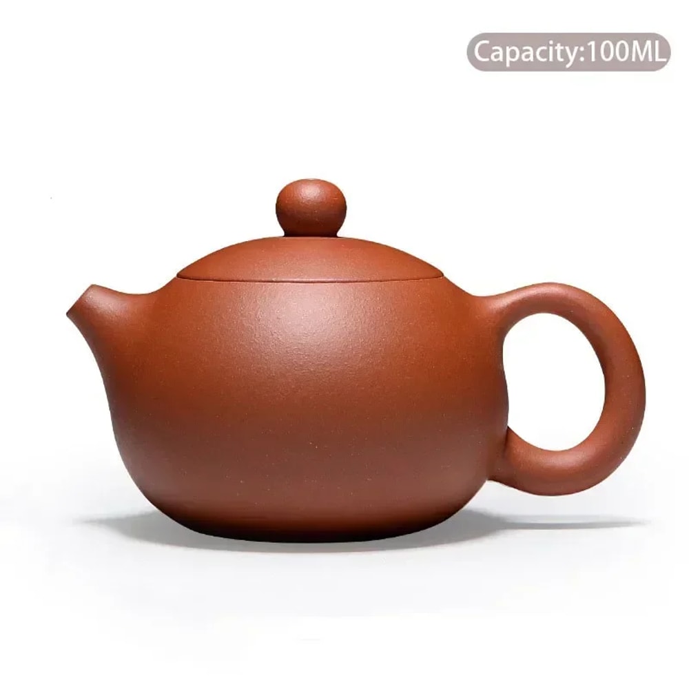 Authentic Yixing Purple Clay Xishi Teapot With Ball Infuser For Gongfu Tea 3