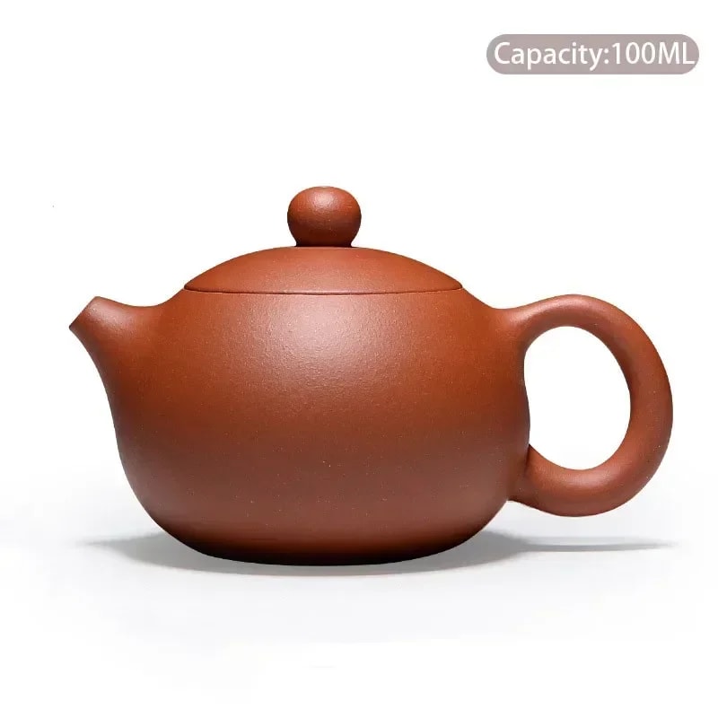 Authentic Yixing Purple Clay Xishi Teapot With Ball Infuser For Gongfu Tea 3