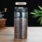 Premium Vacuum Sealed Glass Coffee Storage Jar Airtight Kitchen Storage for Beans & Tea