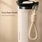 Insulated Coffee Tumbler Stainless Steel Travel Mug With Lid And Rope Handle 3