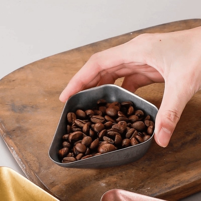 Stainless Steel Coffee Dosing Cup Stackable Bean Scoop for Espresso Prep
