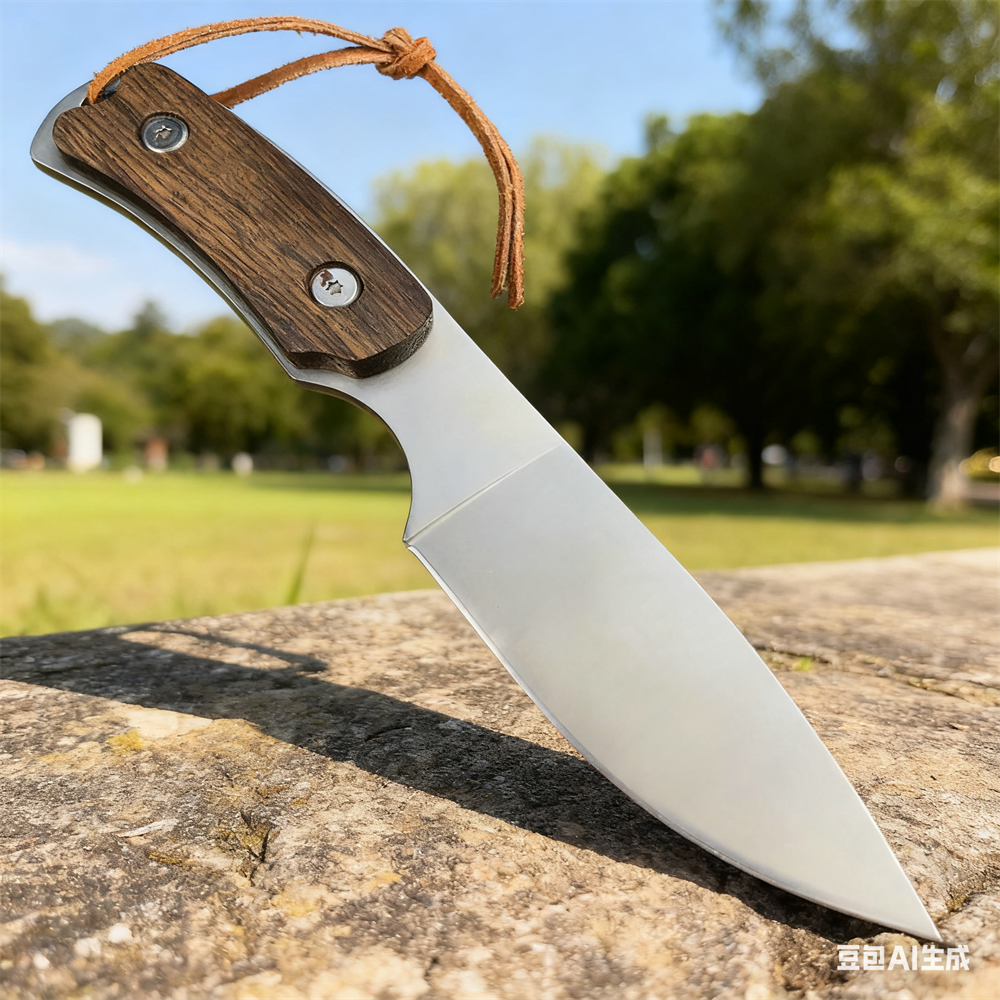 Rugged Outdoor Survival Hunting and Fishing Knife Portable Wilderness Fixed Blade Tool