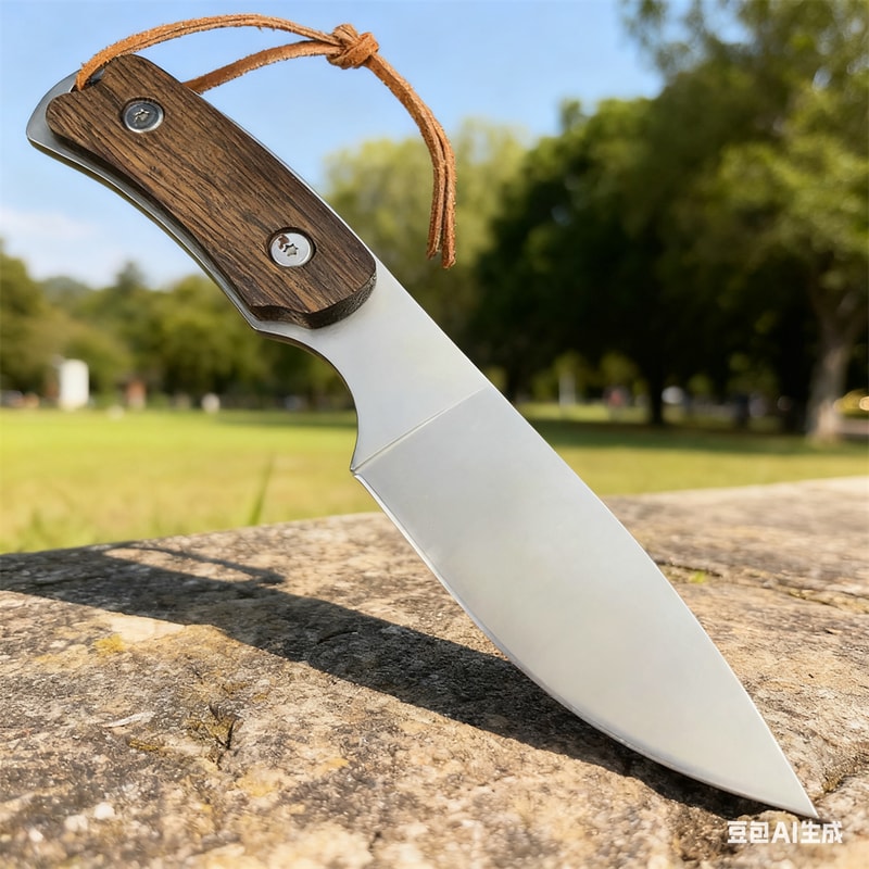 Rugged Outdoor Survival Hunting and Fishing Knife Portable Wilderness Fixed Blade Tool