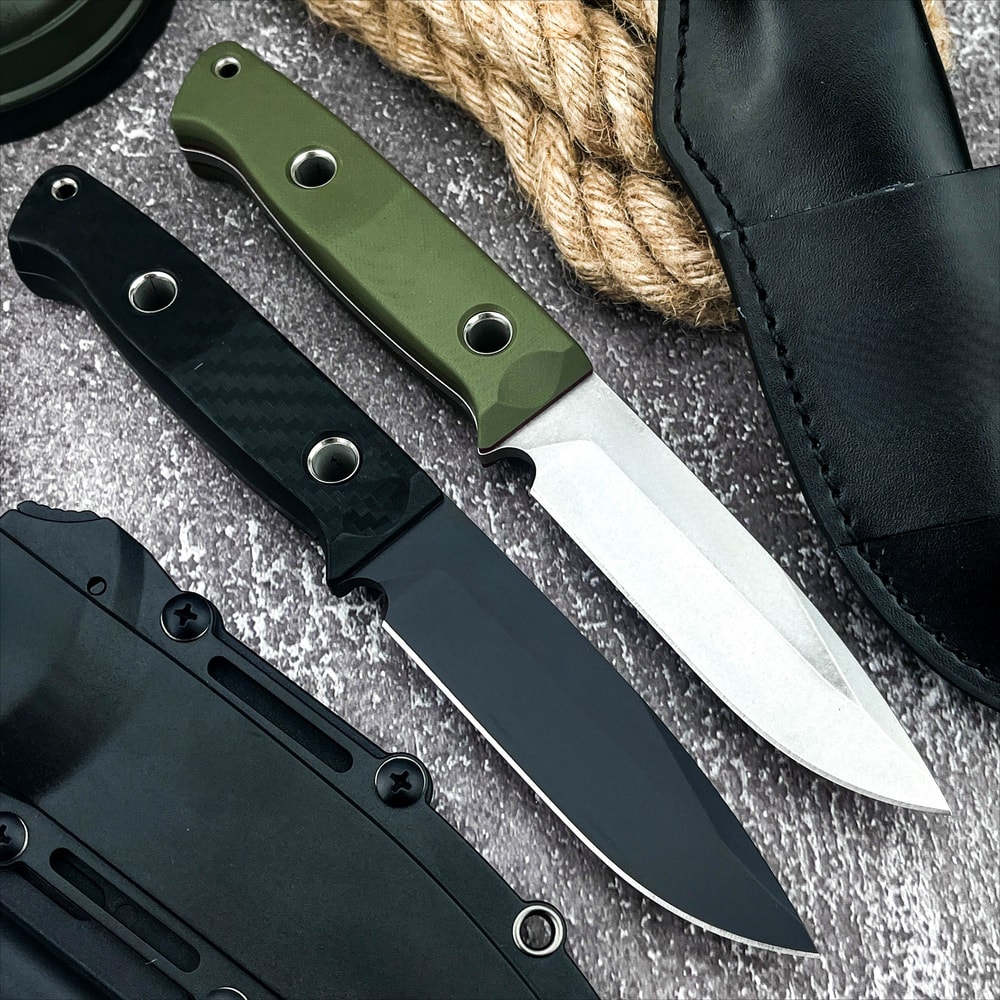 Portable Fixed Blade Knife with Belt Clip for Camping and Outdoor Utility