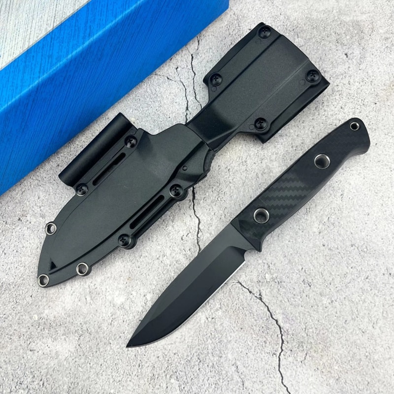 Portable Fixed Blade Knife with Belt Clip for Camping and Outdoor Utility