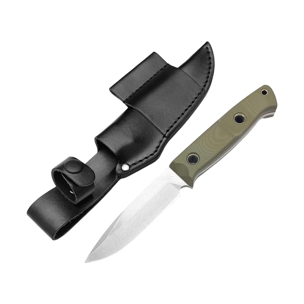 Portable Fixed Blade Knife with Belt Clip for Camping and Outdoor Utility