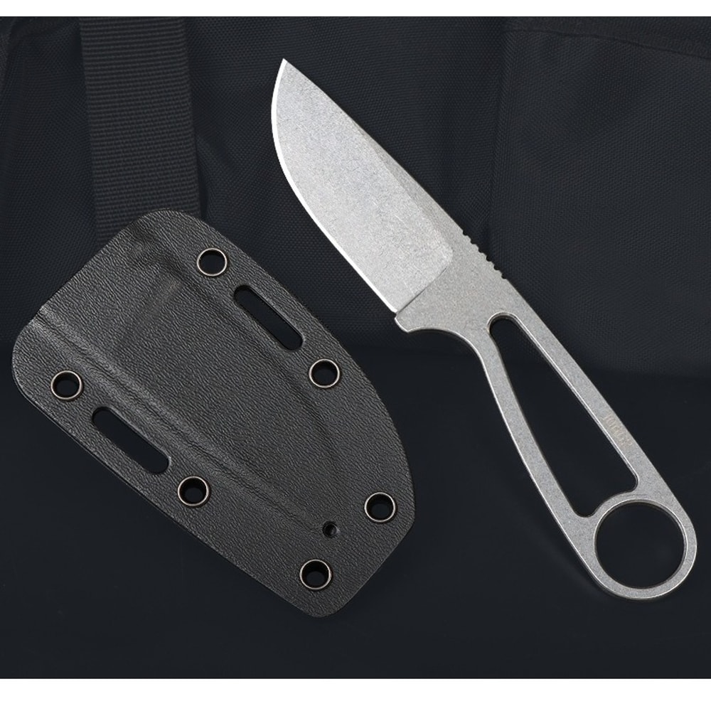 Lightweight Fixed Blade Camping Knife with Neck Chain