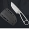 Lightweight Fixed Blade Camping Knife with Neck Chain