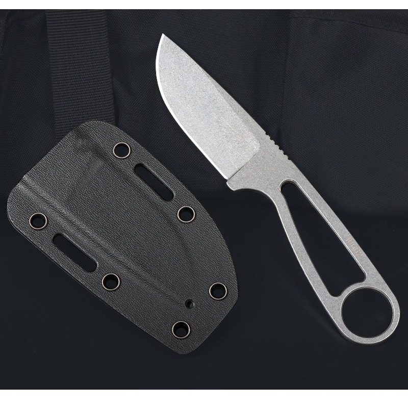 Lightweight Fixed Blade Camping Knife with Neck Chain