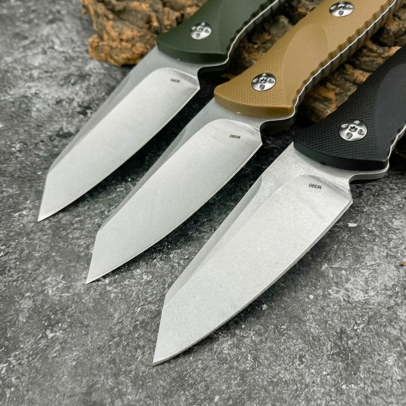 Premium Tactical Outdoor Fixed Blade Knife Precision Wharncliffe Blade Utility Tool 1