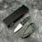 Premium Tactical Outdoor Fixed Blade Knife Precision Wharncliffe Blade Utility Tool 3