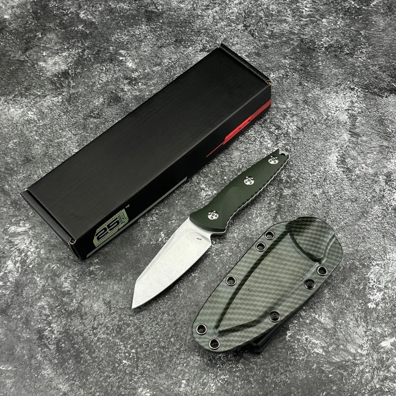 Premium Tactical Outdoor Fixed Blade Knife Precision Wharncliffe Blade Utility Tool 3