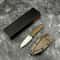 Premium Tactical Outdoor Fixed Blade Knife Precision Wharncliffe Blade Utility Tool 4
