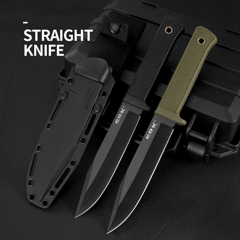 Full Tang Outdoor Survival Knife for Camping, Bushcraft and Trail Utility
