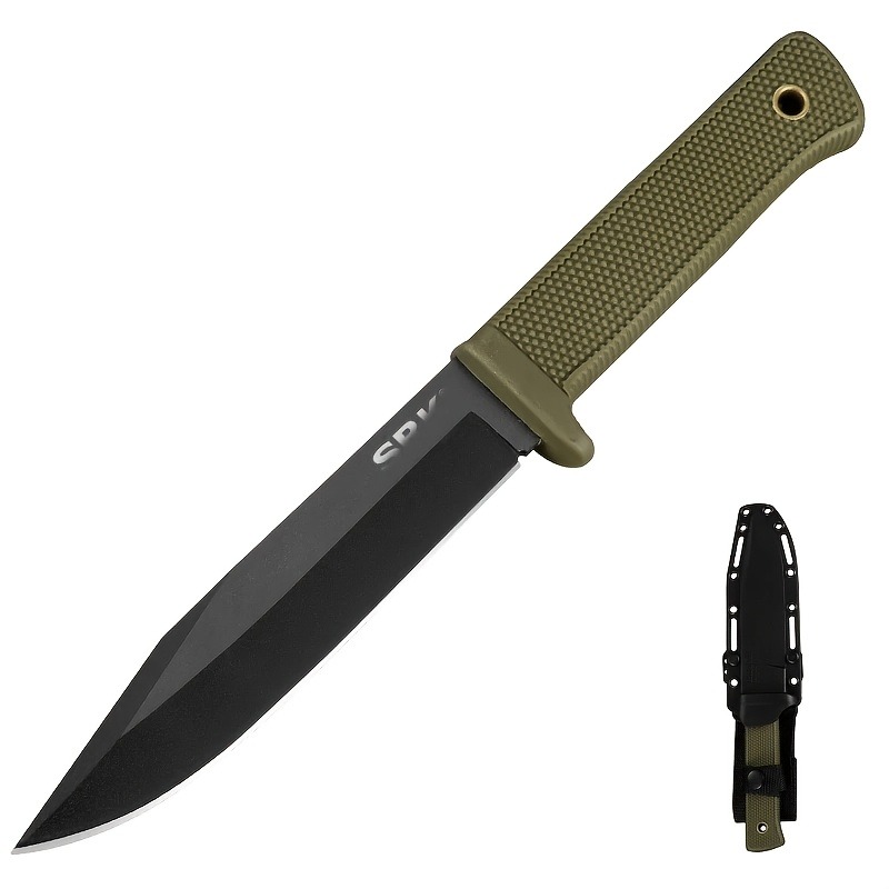 Full Tang Outdoor Survival Knife for Camping, Bushcraft and Trail Utility