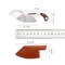 Portable Fixed Blade Knife With Stainless Steel Blade Scabbard Keychain For Camping 3