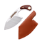 Portable Fixed Blade Knife With Stainless Steel Blade Scabbard Keychain For Camping 5