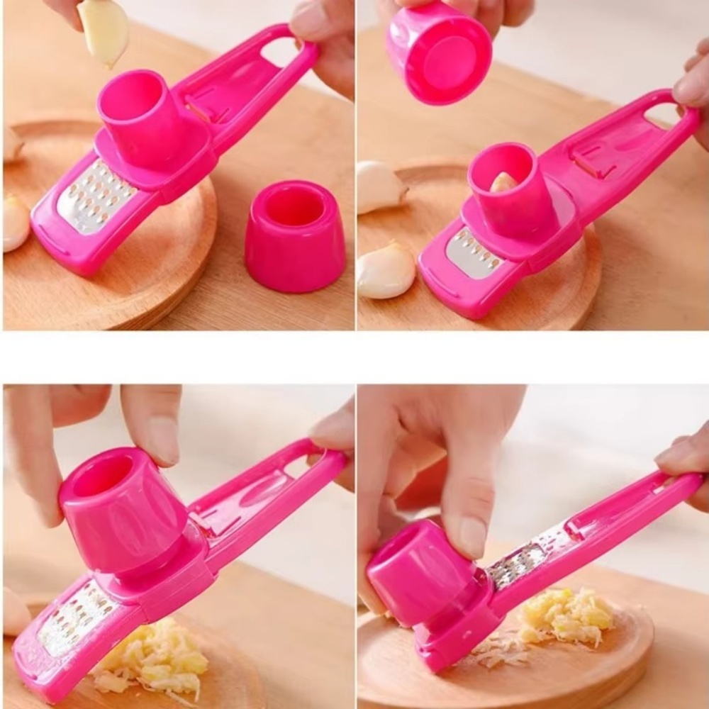 Easy Prep Garlic Press And Ginger Grater With Garlic Peeler 3