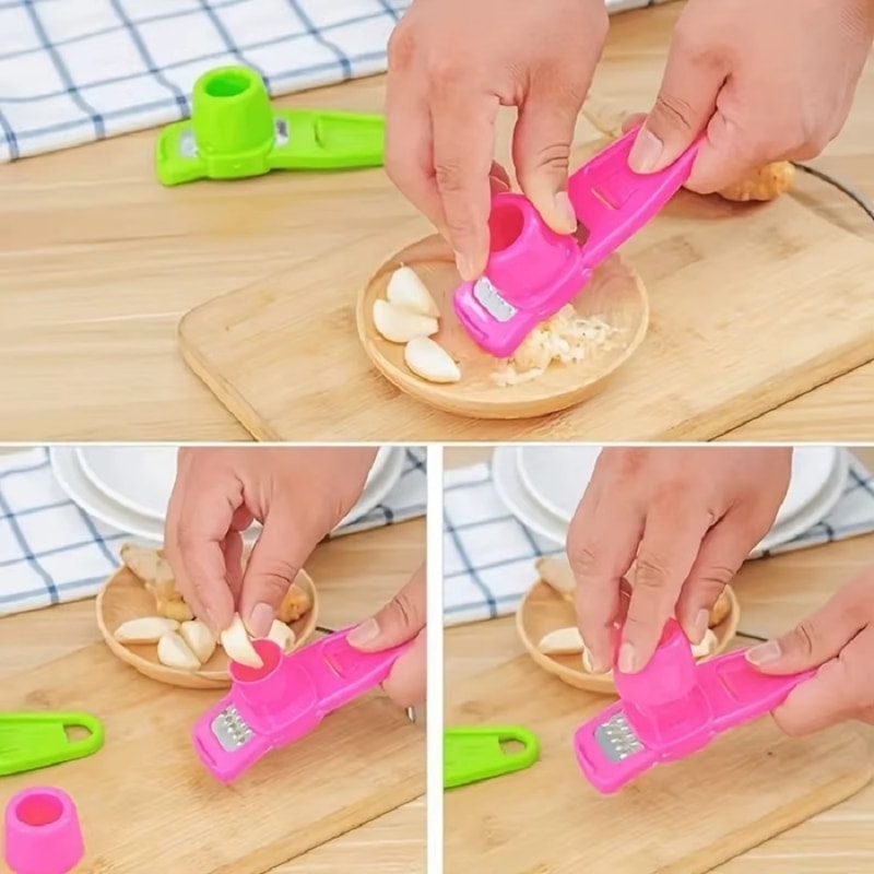 Easy Prep Garlic Press And Ginger Grater With Garlic Peeler 1