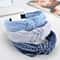 Wide Knotted Hairband For Women Non Slip Toothed Headband 0