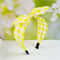 Sweet Gingham Bow Headband Classic Spring Summer Fabric Hair Band For Women 2