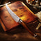 Damascus Steak Knife With Ebony Handle For Precision Kitchen Cutting 1