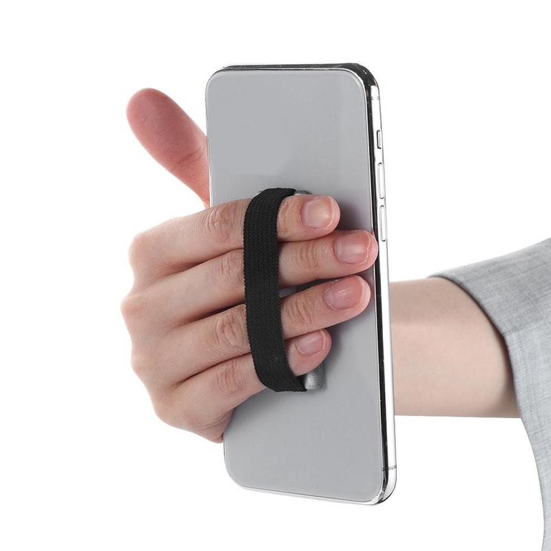 Universal Elastic Phone Grip Strap Secure One Handed Phone Holder for All Smartphones