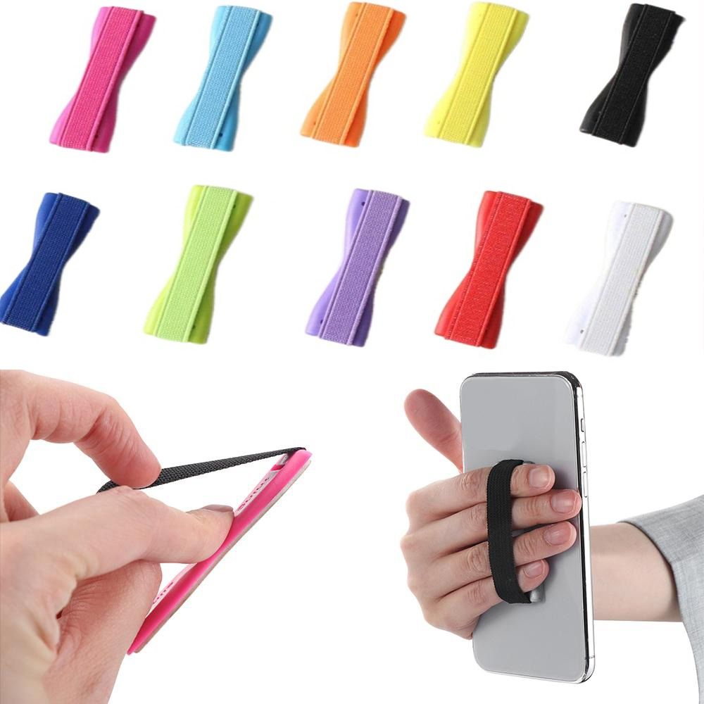 Universal Elastic Phone Grip Strap Secure One Handed Phone Holder for All Smartphones