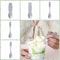 Self Melting Aluminum Ice Cream Spoon With Cute Bear And Penguin Design 2