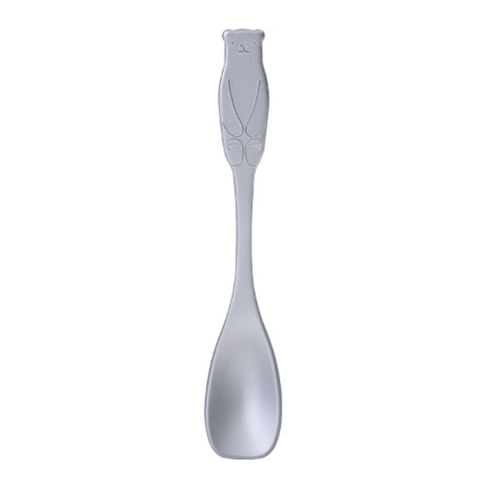 Self Melting Aluminum Ice Cream Spoon With Cute Bear And Penguin Design 8