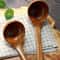 Premium Solid Wooden Cooking Spoon Durable Non Stick Safe Kitchen Spoon Soup Ladle 1