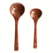 Premium Solid Wooden Cooking Spoon Durable Non Stick Safe Kitchen Spoon Soup Ladle 2