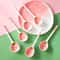 Kawaii Strawberry Ceramic Spoon Long Handle Dessert Soup Spoon 1