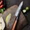 Premium Petty Knife Kitchen Utility Knife with Composite Steel Blade & Premium Rosewood Handle