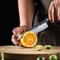 Premium Petty Knife Kitchen Utility Knife with Composite Steel Blade & Premium Rosewood Handle