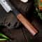 Premium Petty Knife Kitchen Utility Knife with Composite Steel Blade & Premium Rosewood Handle