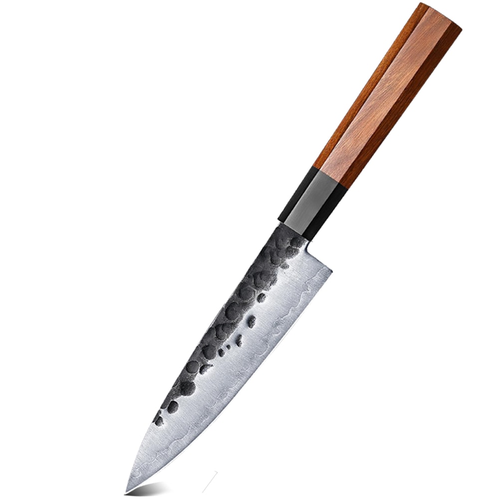 Premium Petty Knife Kitchen Utility Knife with Composite Steel Blade & Premium Rosewood Handle