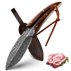 professional forged kitchen boning knife precision meat cutting & chef knife with holster