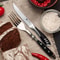 Premium High Carbon Stainless Steel Knives Fork Dinner Set Forged Steak Knife Table Fork Collecti 0