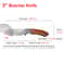 Folding Damascus Kitchen Cleaver Knife For Meat Vegetables And Fish 0