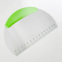 professional stainless steel dough scraper & pastry cutter with ergonomic handle versatile kitchen baking tool
