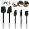 Heat Resistant Spatula And Silicone Spatula Set With Anti Slip Handle 0