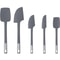 Heat Resistant Spatula And Silicone Spatula Set With Anti Slip Handle 2