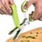 Premium Stainless Steel Kitchen Herb Vegetable Scissors With Safety Cover Effortless Herb Cutting 1