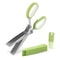 Herb Scissors & Stainless Steel Scallion Cutter for Fast Kitchen Prep