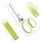 Herb Scissors & Stainless Steel Scallion Cutter for Fast Kitchen Prep